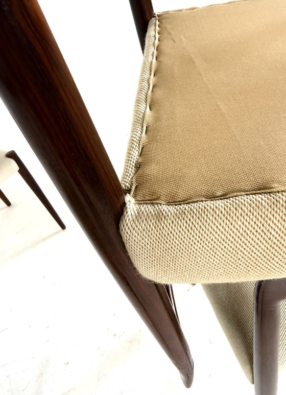 Image 1 of Set van 4 vintage eetkamerstoelen, Lübke ‘60