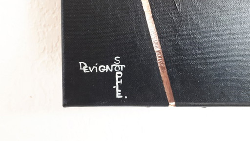 Sophie DEVIGNOT - La Prière - Tableau D'Artiste – schilderijen tekeningen, Canvas (photo 2 of 12)