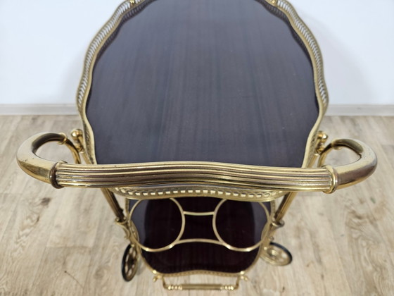 Carrello bar francese vintage di Maison Jansen, anni '60 – Carrelli bar, Brass, Hollywood Regency (photo 15 of 21)