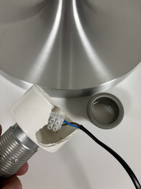 Image 1 of Grote Discus wandlamp ontwerp Charlotte Perriand voor Les Arcs, jaren 70.