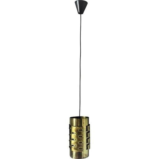 Vintage brutalist ceiling lamp by Svend Aage Holm Sørensen for Holm Sørensen and Co.