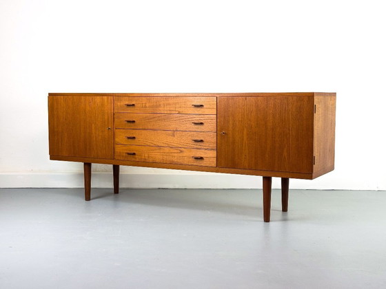 Image 1 of Teak sideboard by Hans J. Wegner for Ry Møbler, 1959