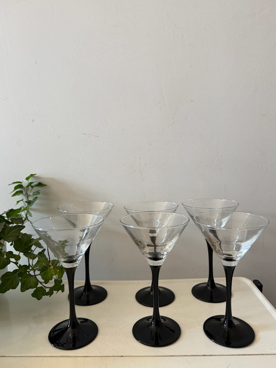 Lot de 6 verres à martini Luminarc – Verres et carafes, Glass, Vintage (photo 3 of 5)