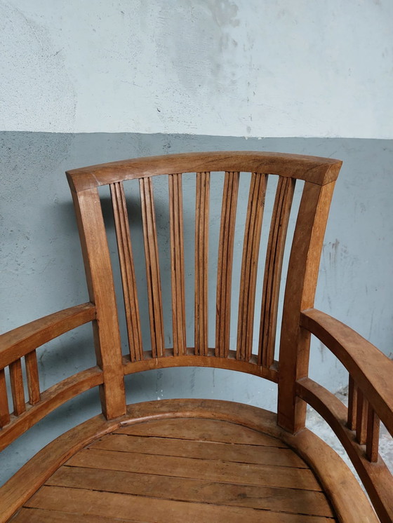 Image 1 of 4 Teakhouten Tuinstoelen