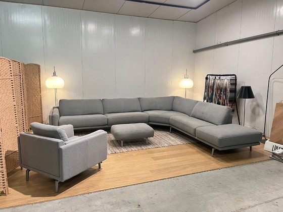 Image 1 of Neuwertiger Leolux Bellice Sessel, graublau