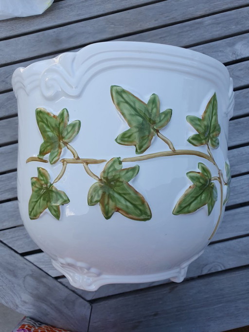 Grand pot de fleurs en céramique 24x29cm