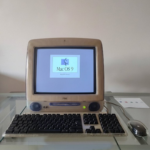 2000 Apple iMac G3/350 "Slot-Loading" - Indigo Edition. Designed by Jony Ive