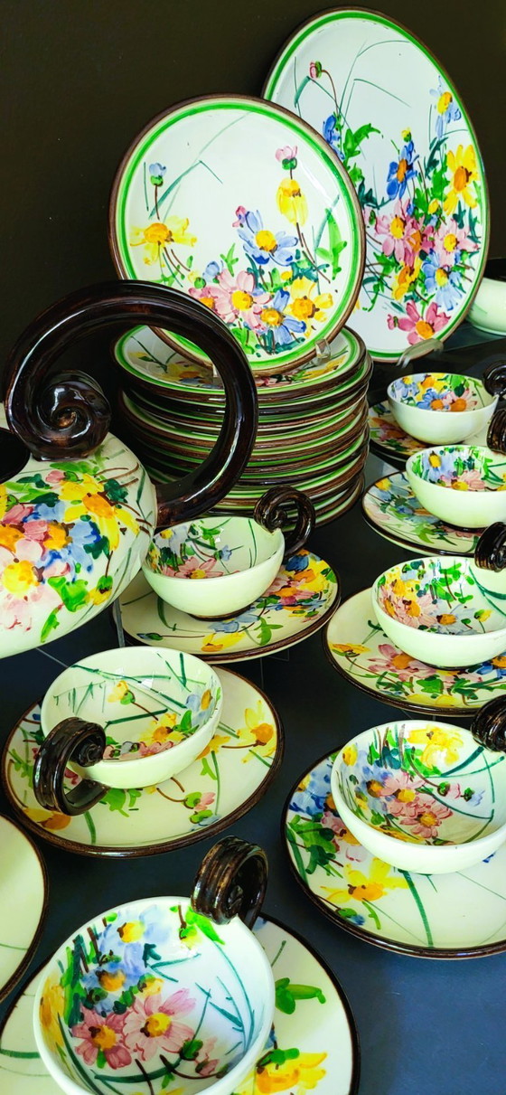 Image 1 of Tea/coffee service for 12 people, Giraud Vallauris, 50 minutes