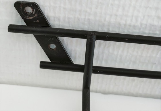 Image 1 of Modernist Coat Rack, Wood and Metal, 1960s