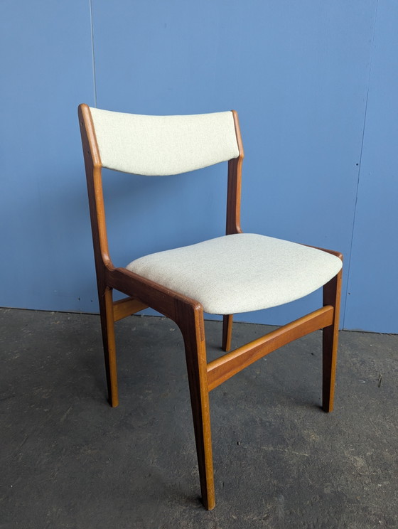 6x Teak Mid Century Dining Chairs - Erik Buch – Wood (photo 3 of 13)