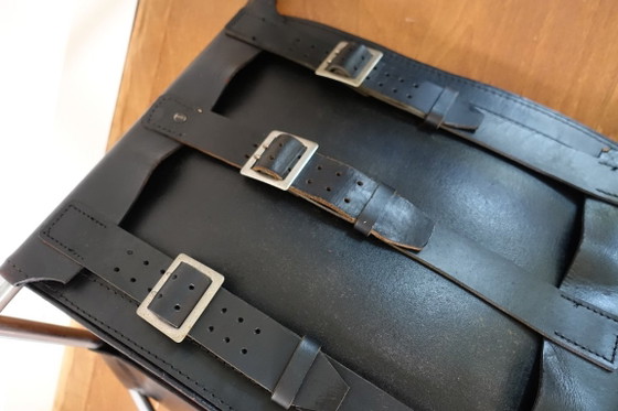 Martin Visser SE 06 Sedia da pranzo/da comodino Prima serie – Spectrum, Sedie da pranzo, Leather, Metal (photo 18 of 19)