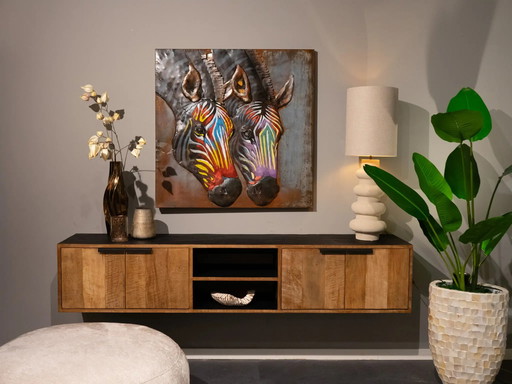 Arte in metallo 3D - Zebre