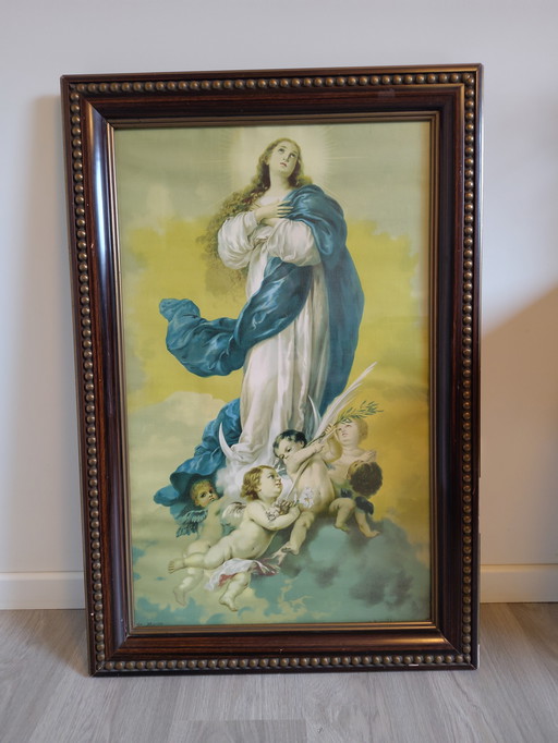 Antique frame 'Assumption of Mary'