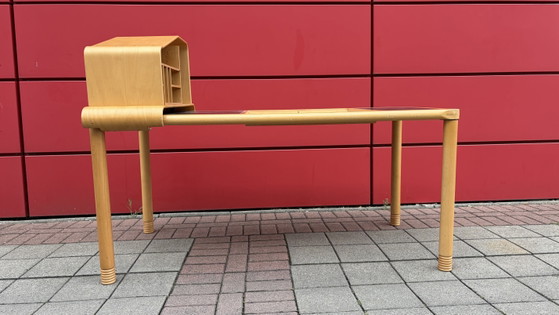 Image 1 of Stokke Scandinavisch vintage bureau met opzetkast