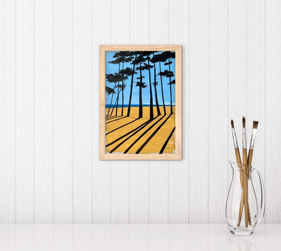 Acrylic and ink on framed A4 paper – Paintings & Drawings (photo 4 of 6)