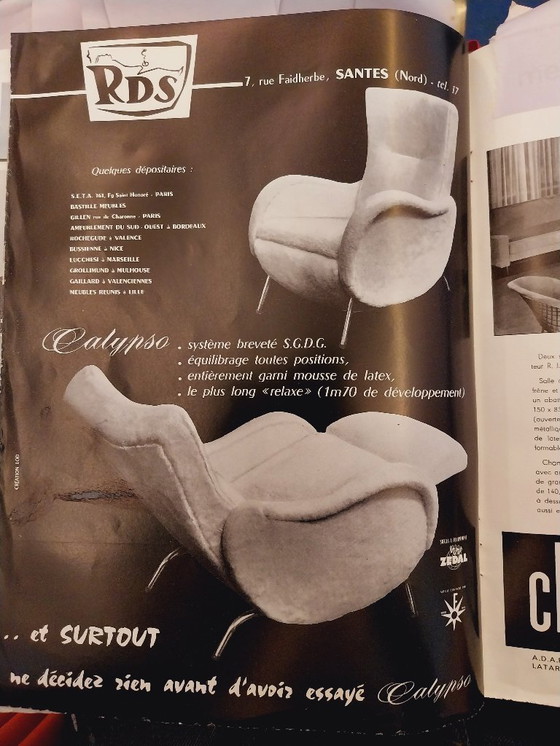 Image 1 of Poltrona Calypso di Bernard Dujardin 1950