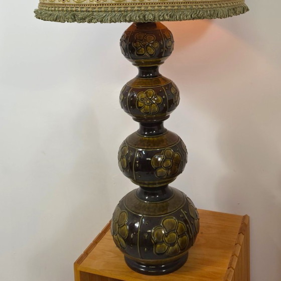 Image 1 of Kaiser bubble lamp 1960s original green shade