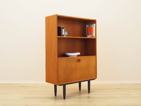 Image 1 of Teakhouten boekenkast, Deens design, jaren 70, gemaakt in Denemarken.