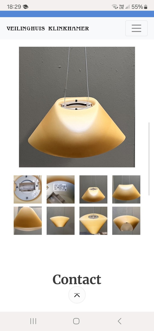 Italienische Designer-Hänge- und Deckenleuchte Foscarini Murano