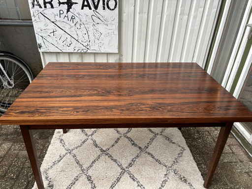 Vintage Deens design palisander houten eettafel