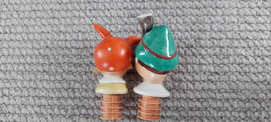 Image 1 of Vintage Porseleinen wijnschenkers van Goebel