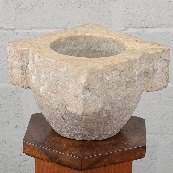 Früher italienischer Steinmörser aus dem 19. Jahrhundert – Küchenzubehör, Italian Design (photo 8 of 12)