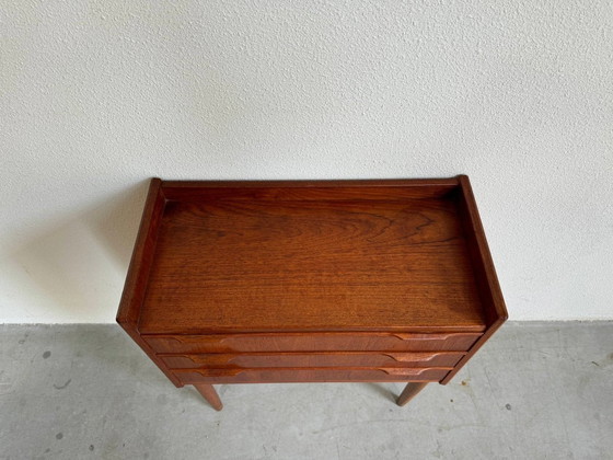 Image 1 of Danish vintage chest of drawers teak 3 drawers