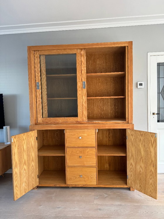Credenza con vetrina in rovere - Vetrina – Credenze con vetrina, Legno (photo 8 of 11)