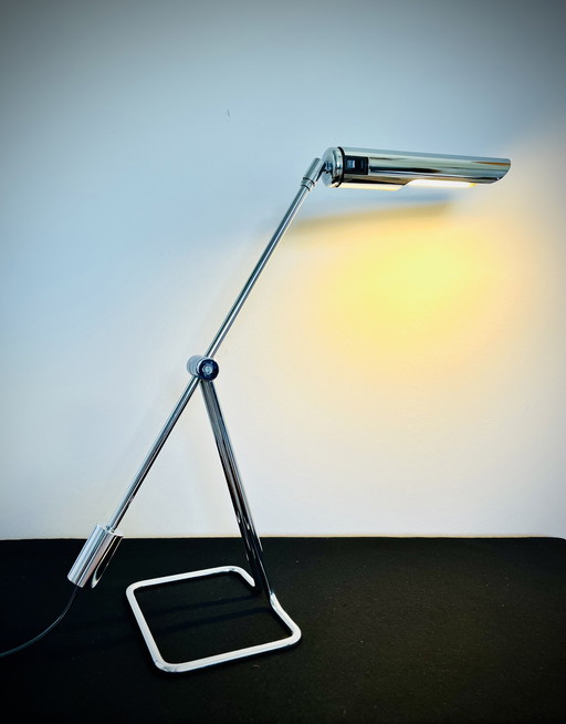 Abo Randers - Minimalist Chrome pendulum Vintage Desklamp