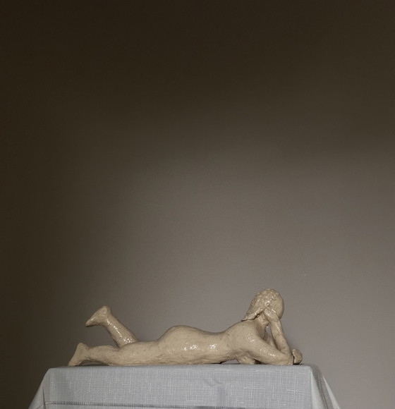 Handgefertigte Skulptur Büste Statue Frau – Bildhauerei, Ceramic (photo 3 of 8)