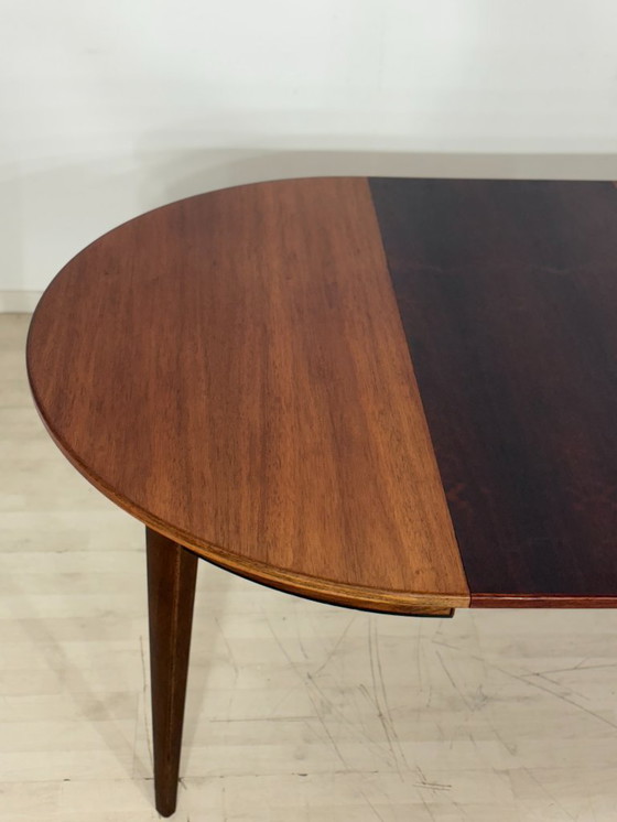 Image 1 of Exclusive vintage rosewood dining table by Omann Junior (model 55) – Extendable