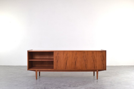 Credenza Trio in teak Mid-Century di Nils Jonsson per Hugo Troeds, anni '60., Credenze, Legno, Marrone (foto 2 di 15)