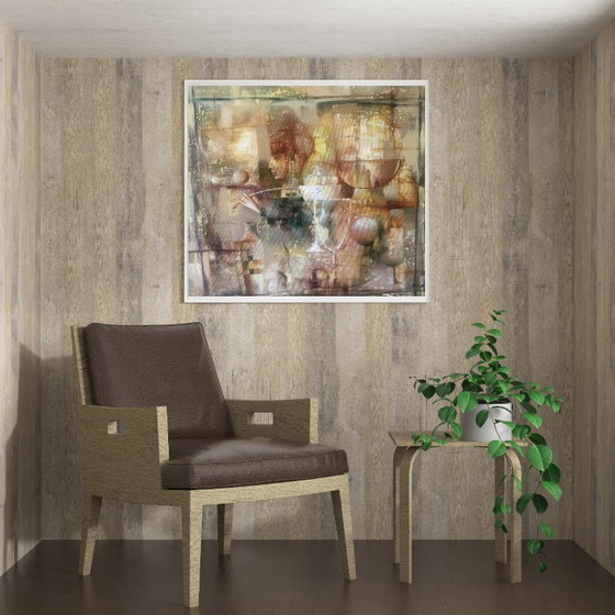 Originales Ölgemälde, abstrakter Expressionismus, Stillleben – Gemälde & Zeichnungen, Canvas (photo 3 of 13)