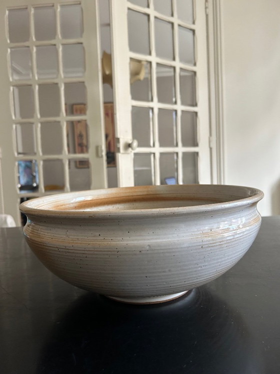 Image 1 of Ensaladera grande de gres "Marsh Stoneware"