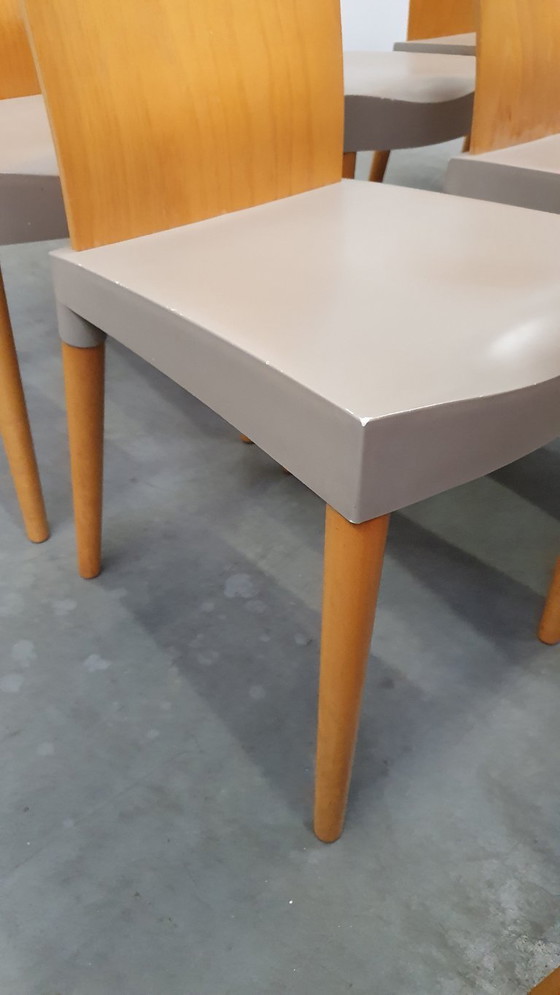 Image 1 of 12 chaises Miss Trip, design Philippe Starck Kartell, 1996, Italie