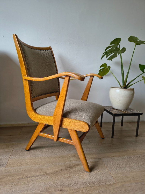 Poltrona Scandinava – Legno di Quercia – Anni '50/'60 – Poltrone (photo 2 of 10)