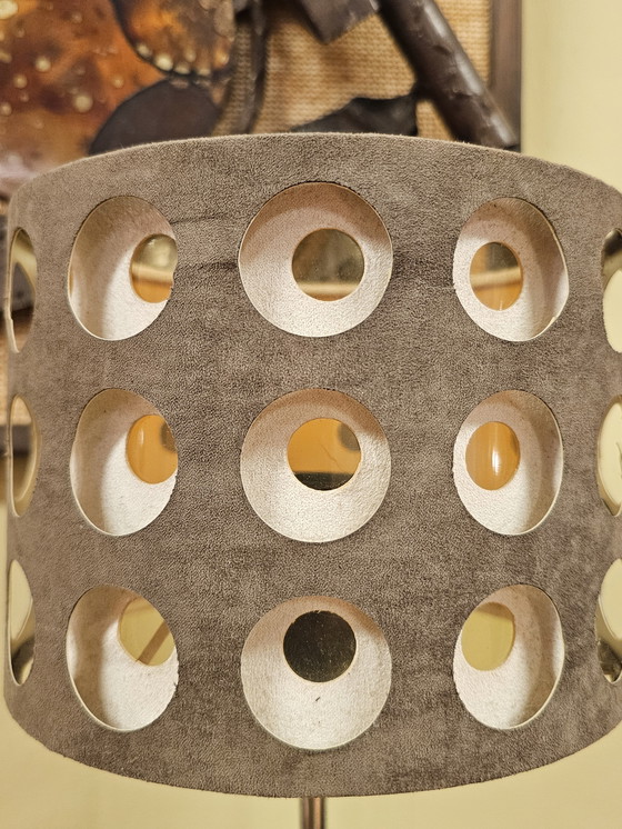 Image 1 of Vintage Tafellamp Bureaulamp Lamp Rondingen Rond