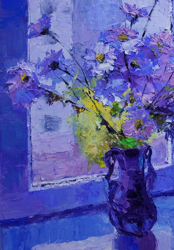 Image 1 of Daisies On The Windowsill