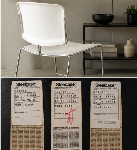 Image 1 of Set aus 3 Designstühlen von Max Stacker