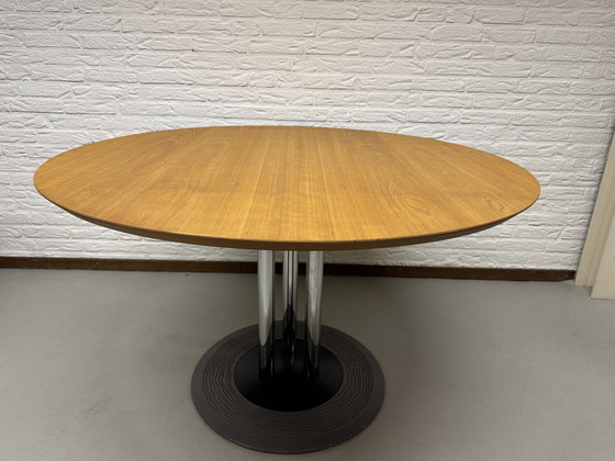 Image 1 of Leolux Trias Tafel 120 cm Kersenhout