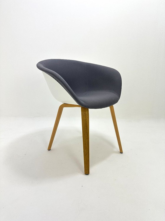 Sillas de diseño Arper Duna, Sillas de comedor, Textil, Madera, Gris (foto 6 de 14)