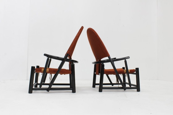 Image 1 of Vintage Hoop armchairs by Piero Palange for Germa, set of 2