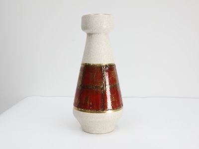 Vaso vintage / ceramica / sabbia rosso marrone – Vasi (photo 5 of 5)