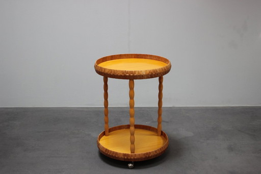 Mid-Century Table on Wheels, 1970s, Czechoslovakia