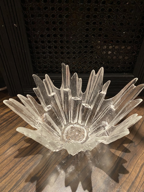 Image 1 of Tauno Wirkkala glas waxinelichthouder Humppila Revontulet 