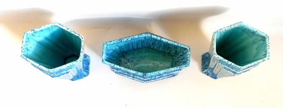 Image 1 of Juego de chimenea Art Déco de 3 piezas