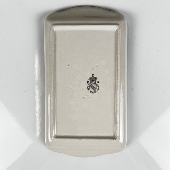 KG Lunéville Réverbère botervloot, faience – Kg Luneville, Tafelaccessoires, Ceramic (photo 5 of 6)