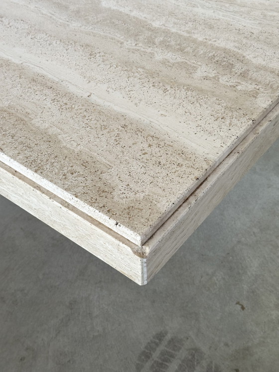 Image 1 of Vintage travertine coffee table