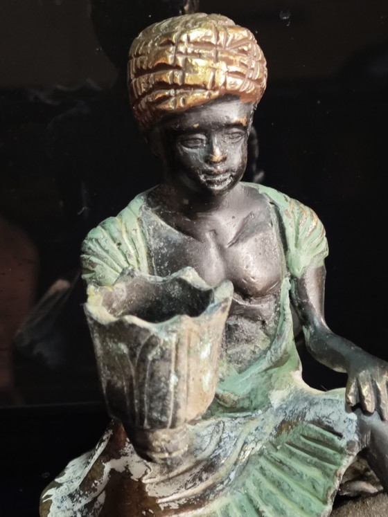 Orientalist Statuette – Sculpture, Metal (photo 2 of 13)