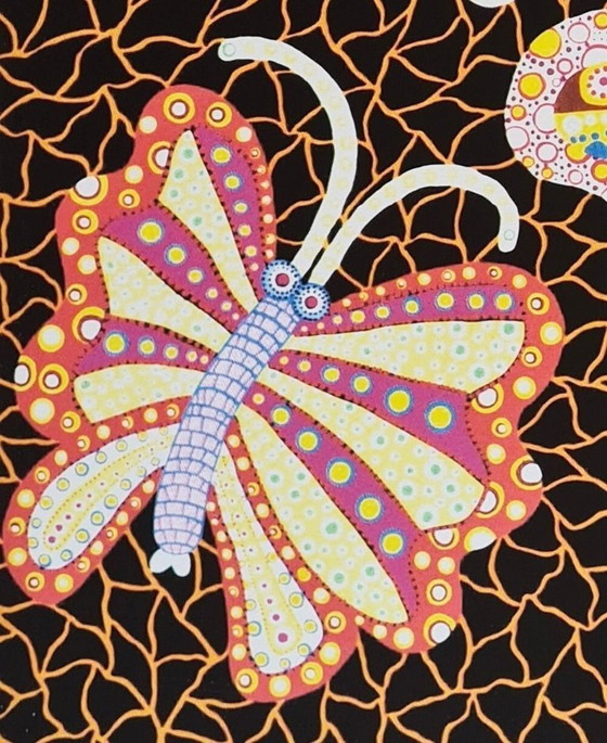 Image 1 of Da Yayoi Kusama, Farfalle, litografia, anni '90